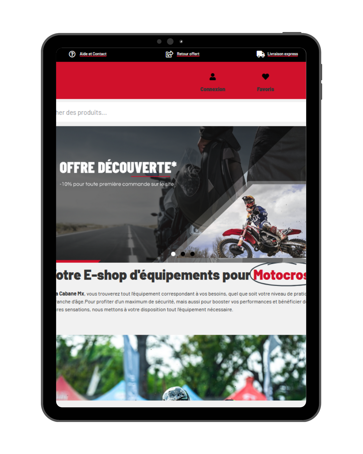Aperçu du site La Cabane Mx